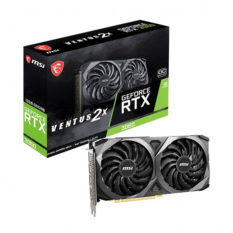 2024 USED RTX 3060 VENTUS GeForce 2X 12G OC GDDR6 192-bit