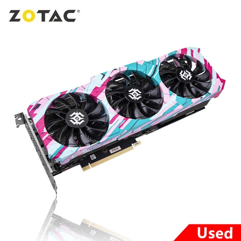 2024 Used ZOTAC GeForce RTX 3060 Ti 8GD6 X-GAMING GDDR6 256bit