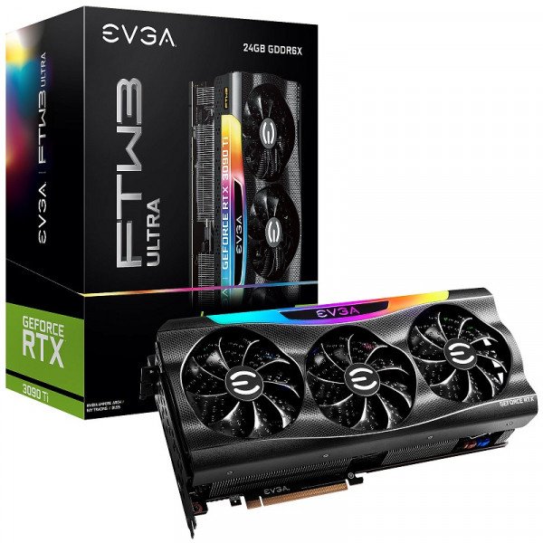 USED EVGA GeForce RTX 3090 FTW3 ULTRA 24GB GDDR6X 24G-P5-3987-KR